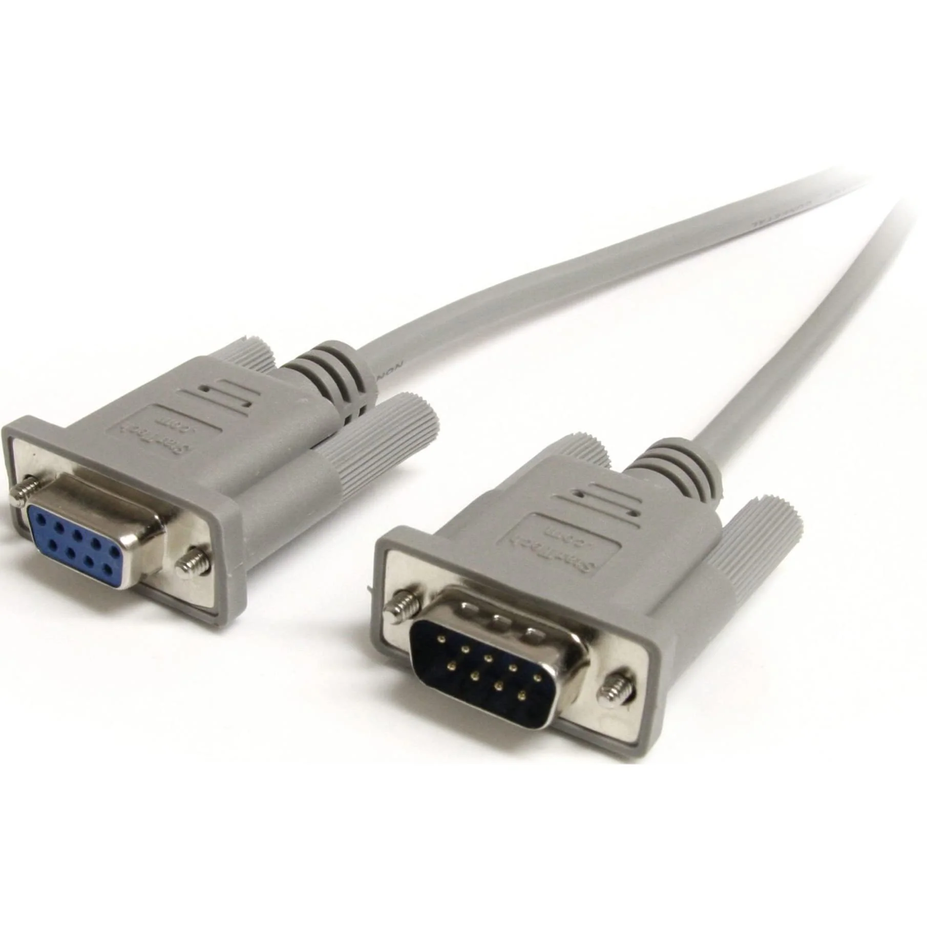 StarTech.com 6ft Straight Through Serial Cable - DB9 M/F (MXT100) Gray - M/F 6 ft / 2m