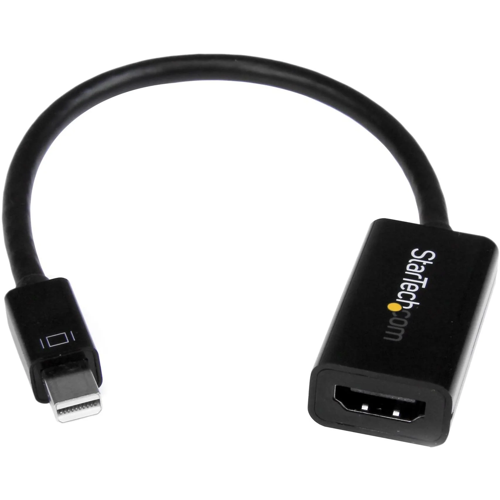 StarTech.com MDP2HD4KS Mini DisplayPort to HDMI Audio/Video Converter, Black 4K 30Hz