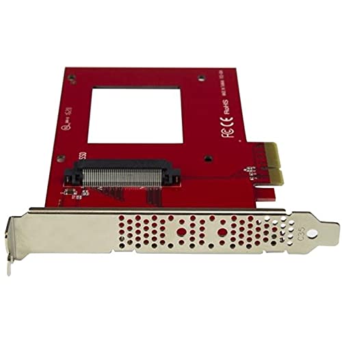StarTech.com U.2 to PCIe Adapter - x4 PCIe - For 2.5" U.2 NVMe SSD - SFF-8639 PCIe Adapter - U.2 SSD - PCIe SSD - U.2 drive (PEX4SFF8639) - Image 2