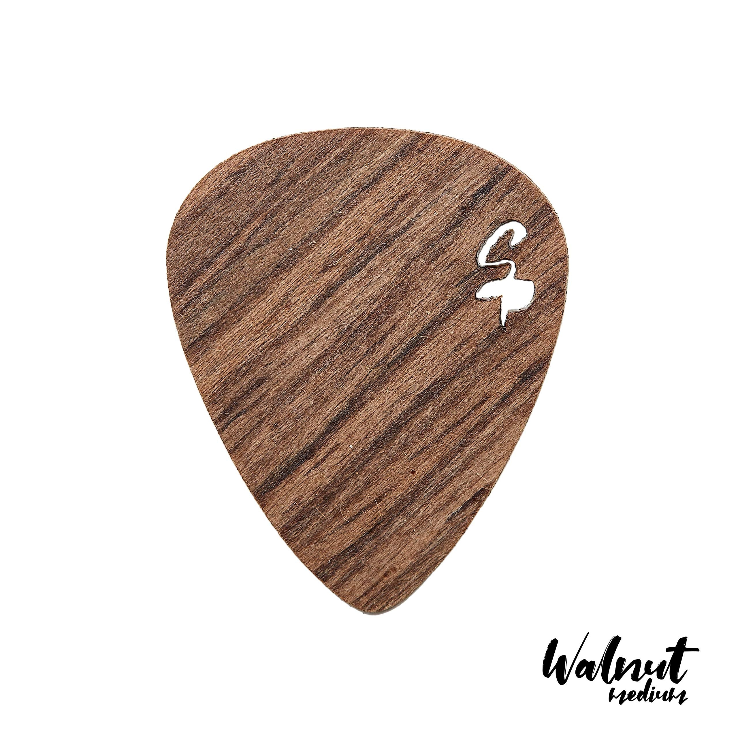 Stickpick | Set of 7 flexible guitar picks made of real wood | For electric, acoustic and bass guitars in various strengths | In aluminum can | Sustainably manufactured | Made in Germany - Image 3