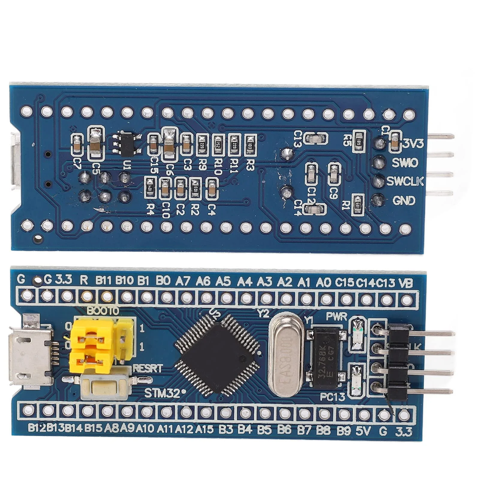 STM32F103C8T6 Minimal, Electronic Component Module Component Module Electronic Component Module System Development Board with Overcharging, Overdischarge, Short Circuit Protection, Mirco Pack of 5 - Image 4