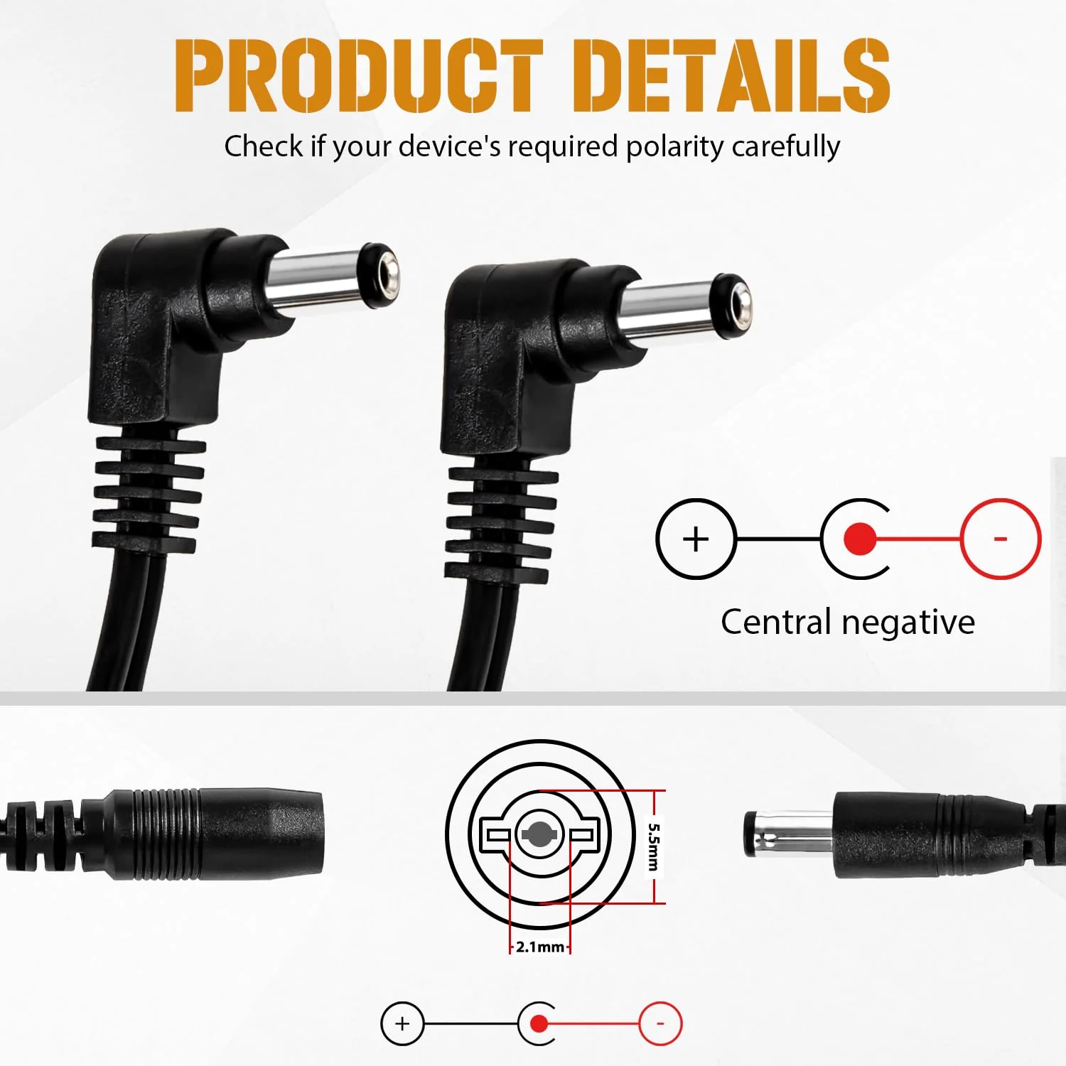 STRICH SPA-10 Guitar Pedal Power Supply Adapter (1000mA -1A) AC 9V, Compatible for Guitar Pedal Bass Effect Pedal Board (Tip Negative), 4 Way Daisy Chain Cables - Image 6