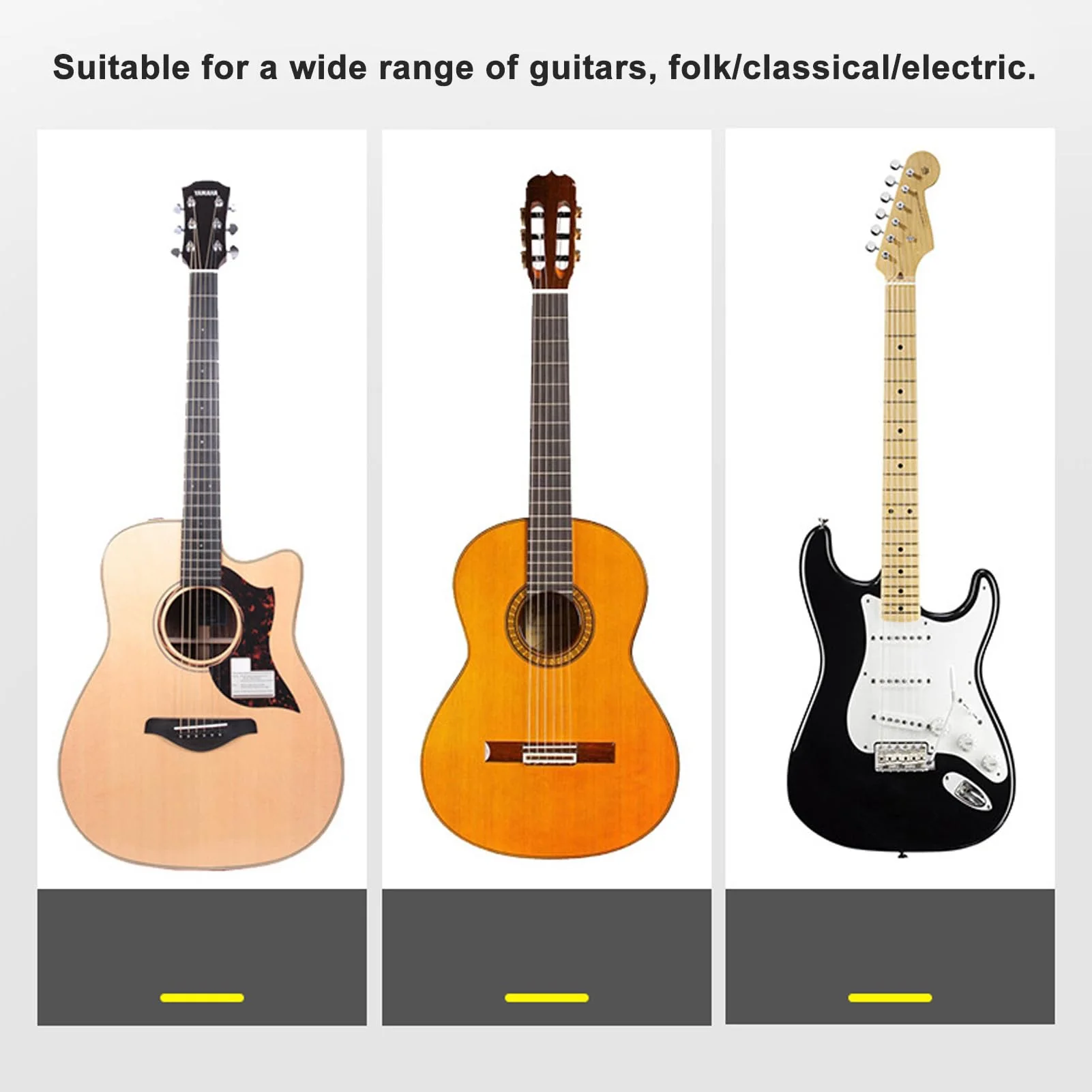 SUNGOOYUE Transparent Acoustic Electric Guitar Protector Sleeve Cover, Guitar Dust Cover Suitable for Acoustic Electric Guitar Bass - Image 3