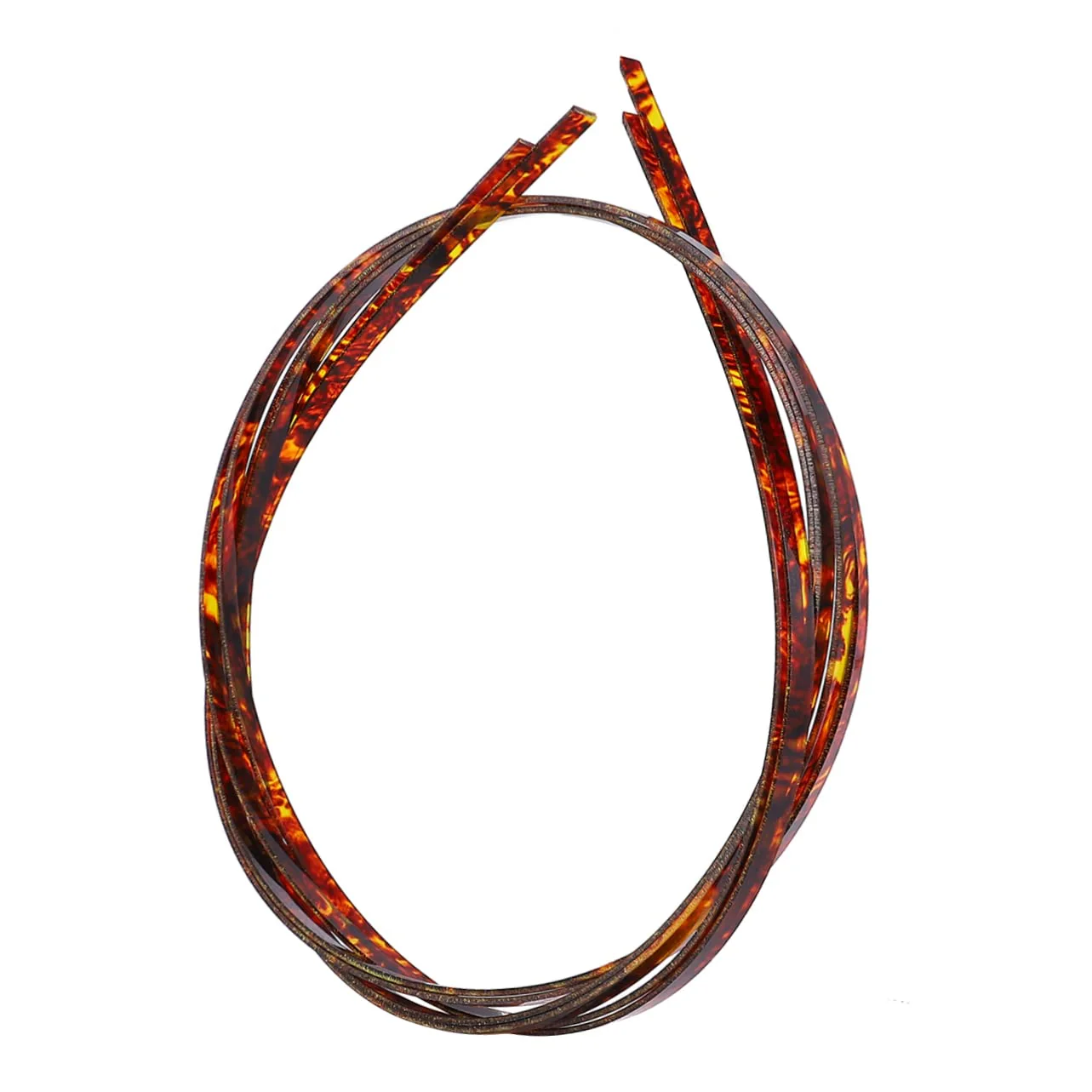 SUPVOX 2pcs guitar trim decked accessories Guitar parts Guitar Purfling Strip Binding Purfling Strip electric guitar strip inlay Guitar accessories Binding Strip mosaic plastic rosette 165x0.6cm Brown - Image 7