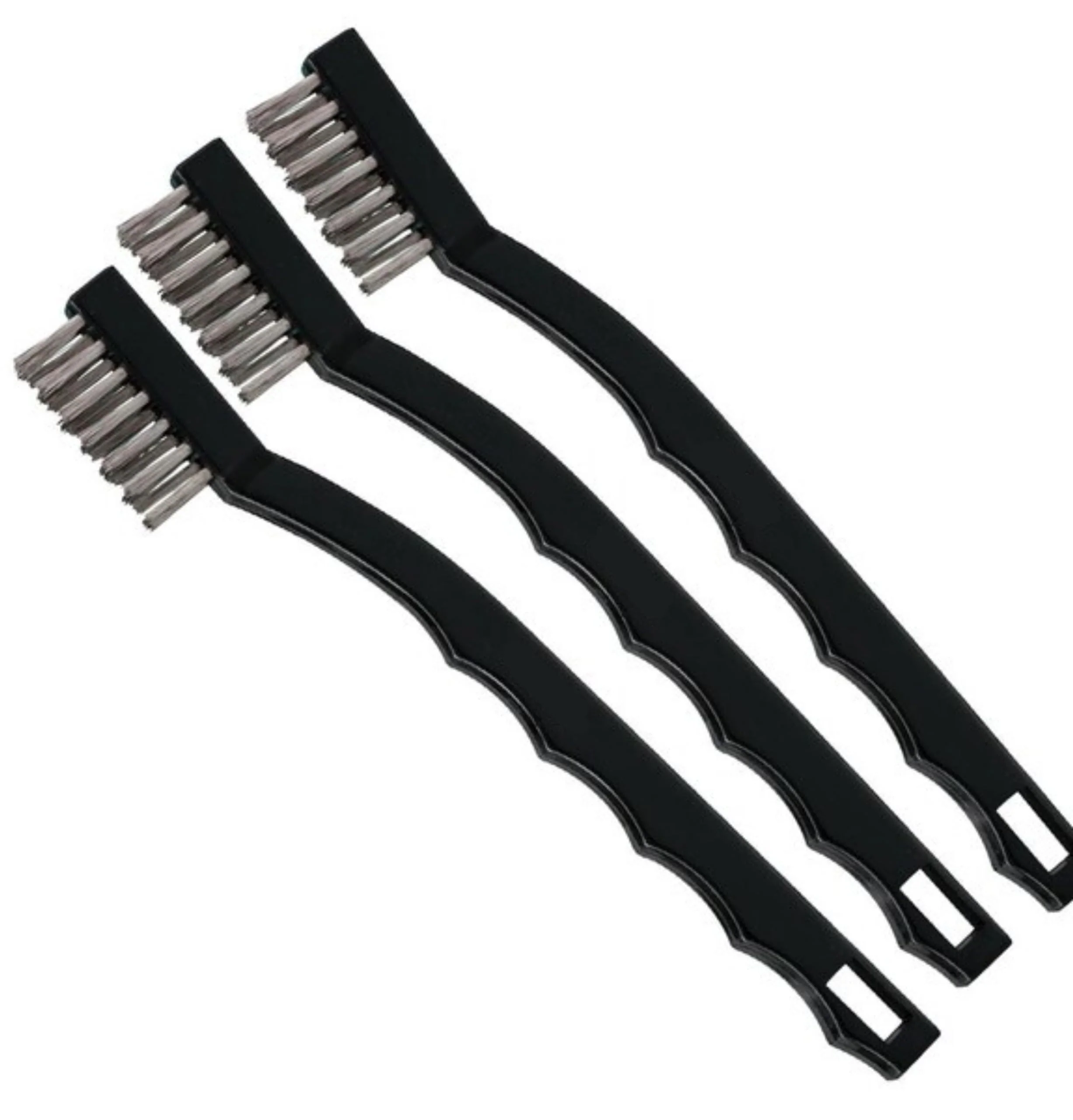 SurgiMac Instrument Cleaning Brush with Stainless Steel Bristles, Reusable Multi-Purpose Cleaning Tool for Tough Surfaces & Small Parts, 3-Pack