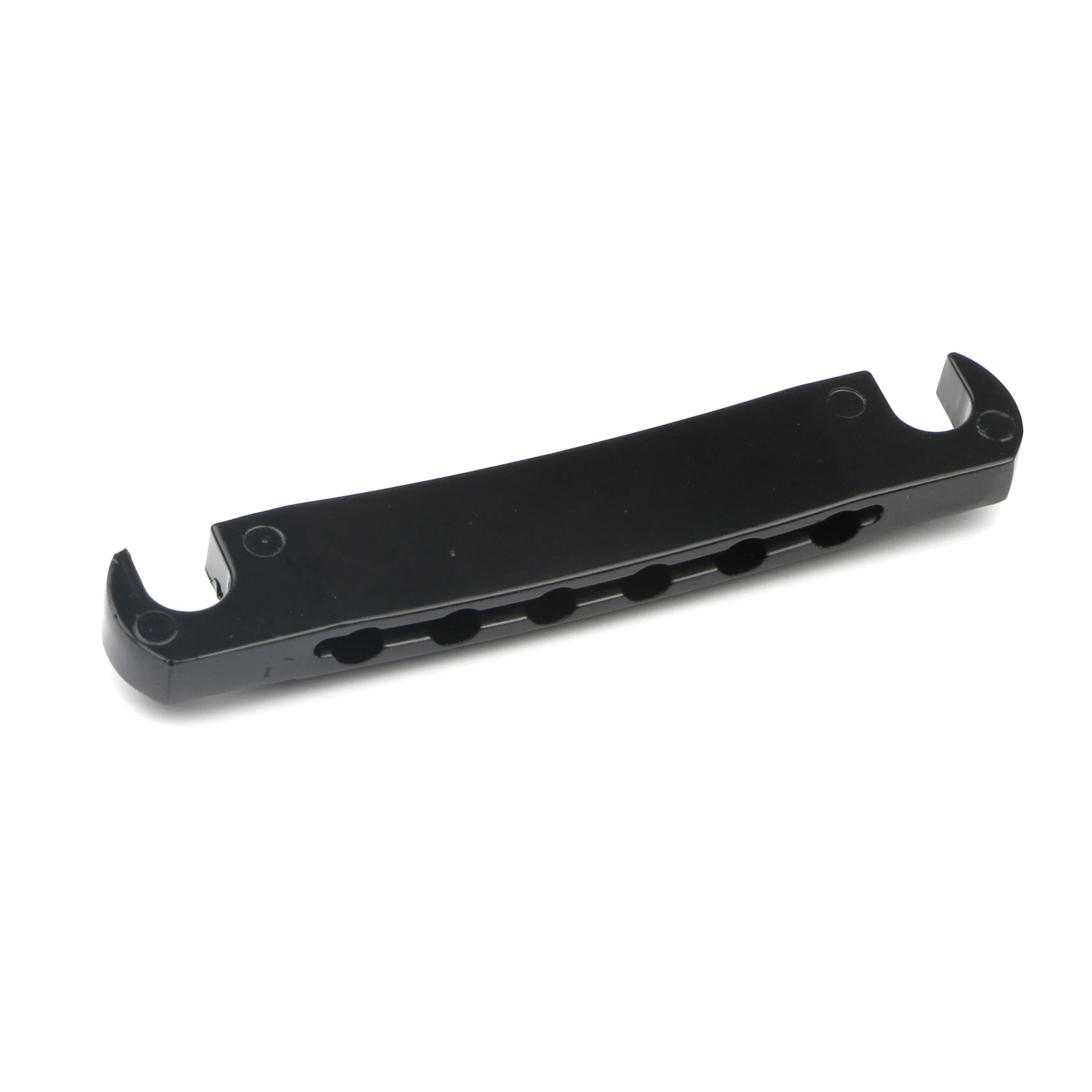 Swhmc Tune-O-Matic Bridge Studs & Tailpiece Set for Gibson/Epiphone Les Paul, Black Alloy Electric Guitar Bridge Parts with Studs, Fully Adjustable Saddles - Image 4