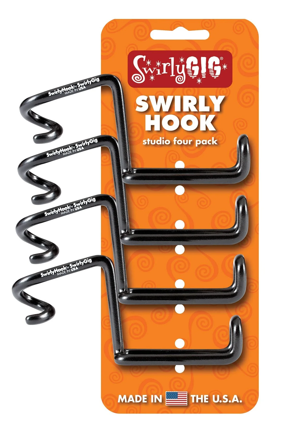 SwirlyHook I (4-Pack)