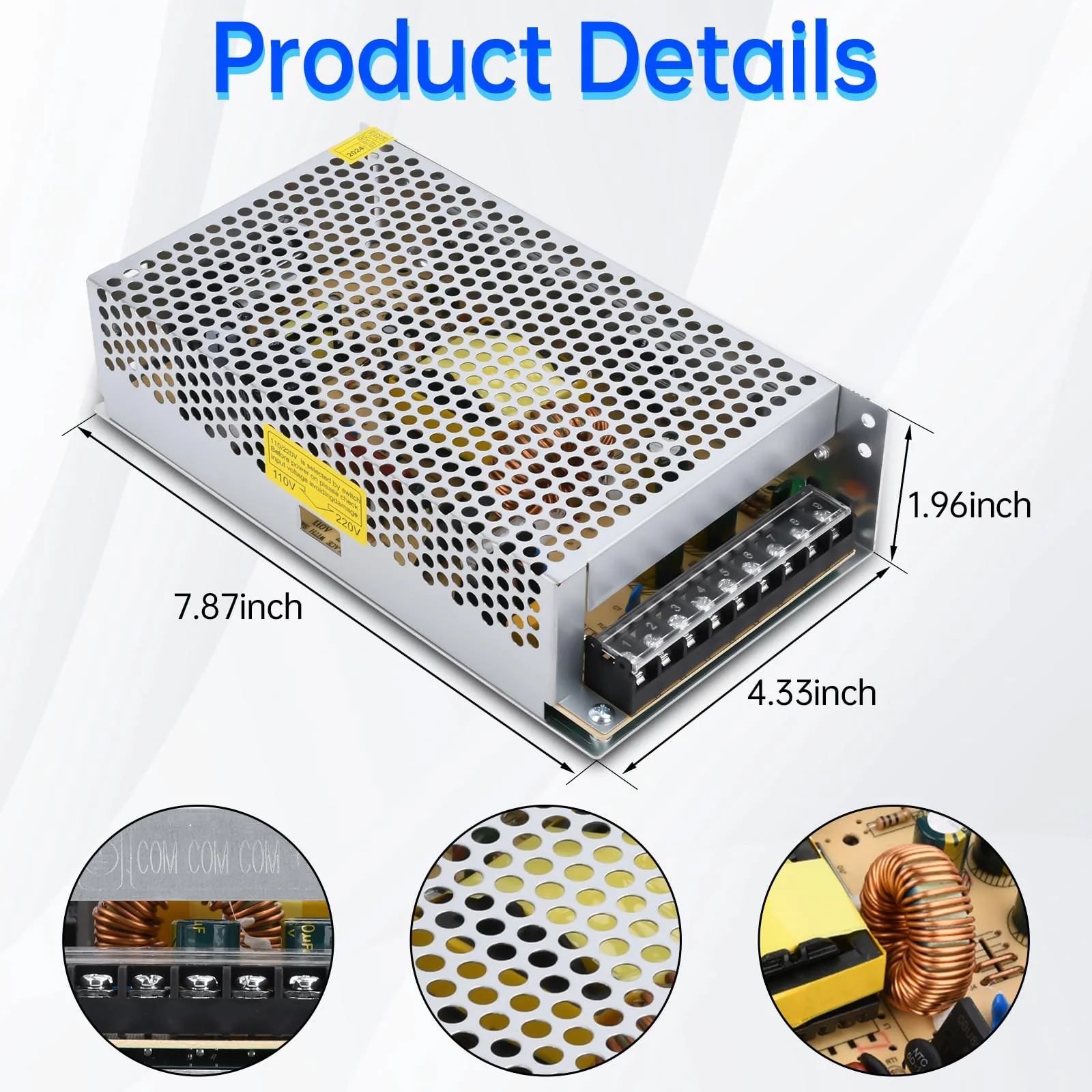 Switching Power Supply 12 V 20 A Transformer, 240 W LED Power Supply Transformer AC 230 V to DC 12 V Adapter Transformer for LED Strips, 3D Printer, LED Lighting - Image 6