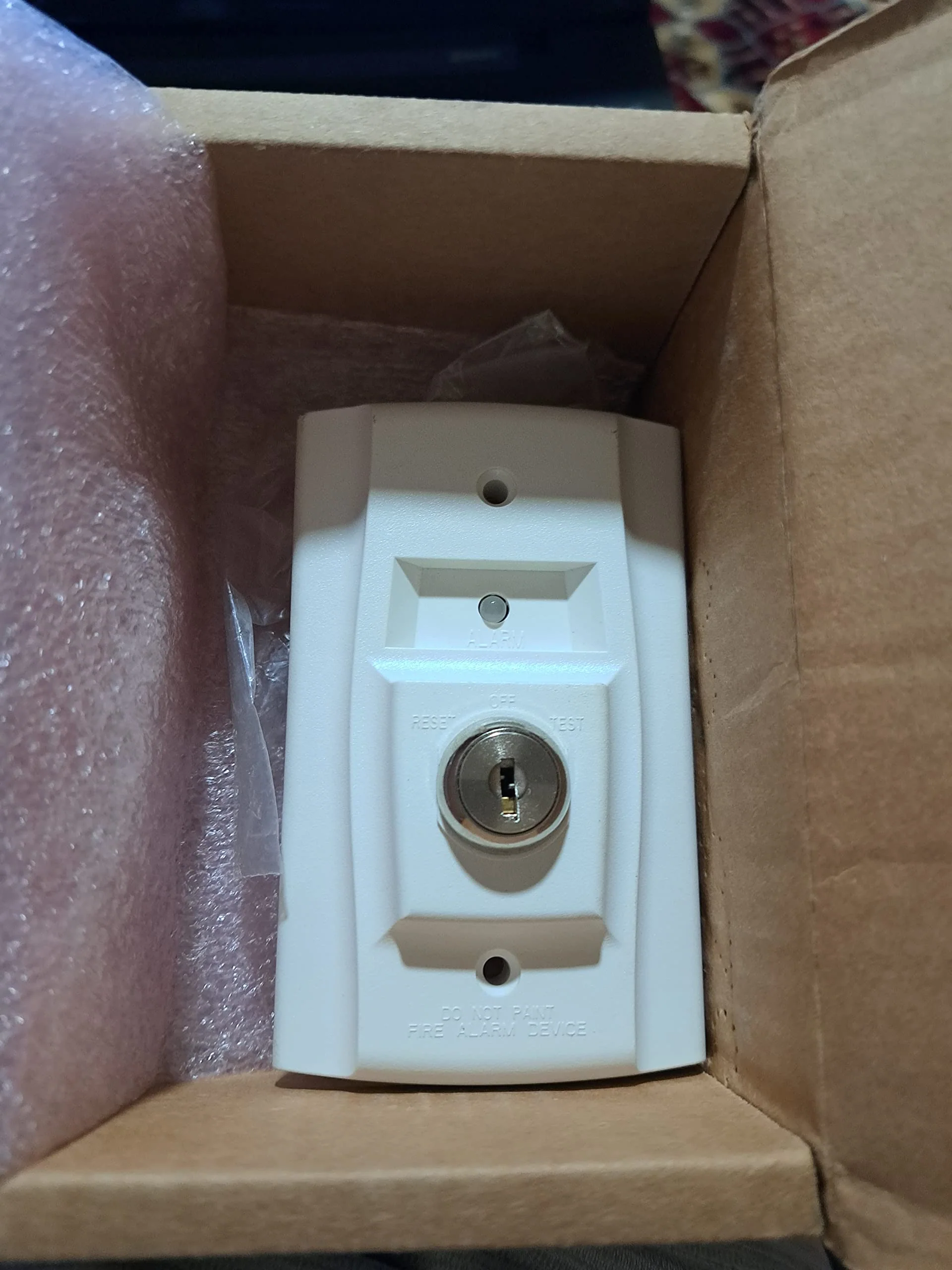 System Sensor RTS151KEY Remote Test and Reset Station with Key for Duct Smoke Detector