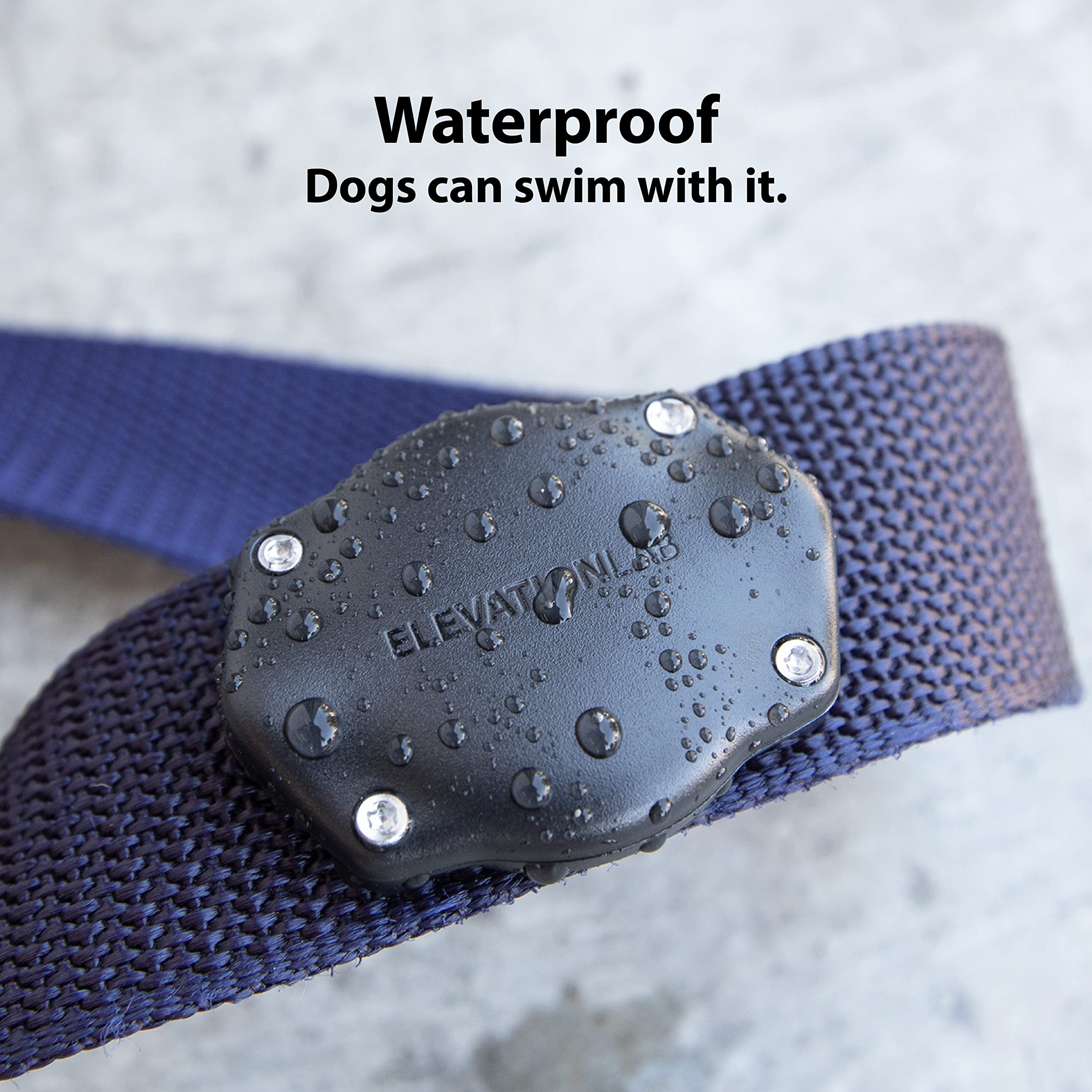 TagVault™ AirTag Dog Collar Mount (2 Pack) - IP69 Waterproof, Doesn't Dangle, Fits All Width Collars | Elevation Lab 2 Pack - Image 2