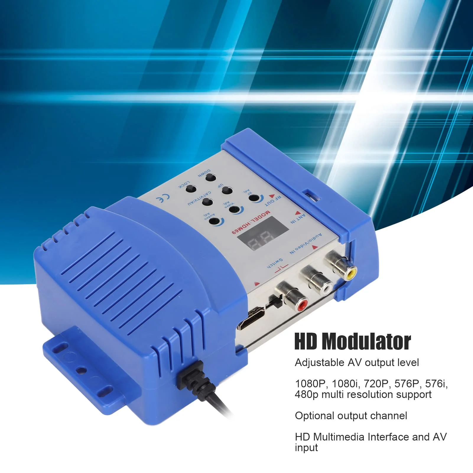 Tangxi HDMI Modulator RF Modulator for PAL NTSC Format, Composite VHF UHF AV to RF Converter, RF Modulator TV Switch Audio Video Converter for Home TV(F Female) - Image 7