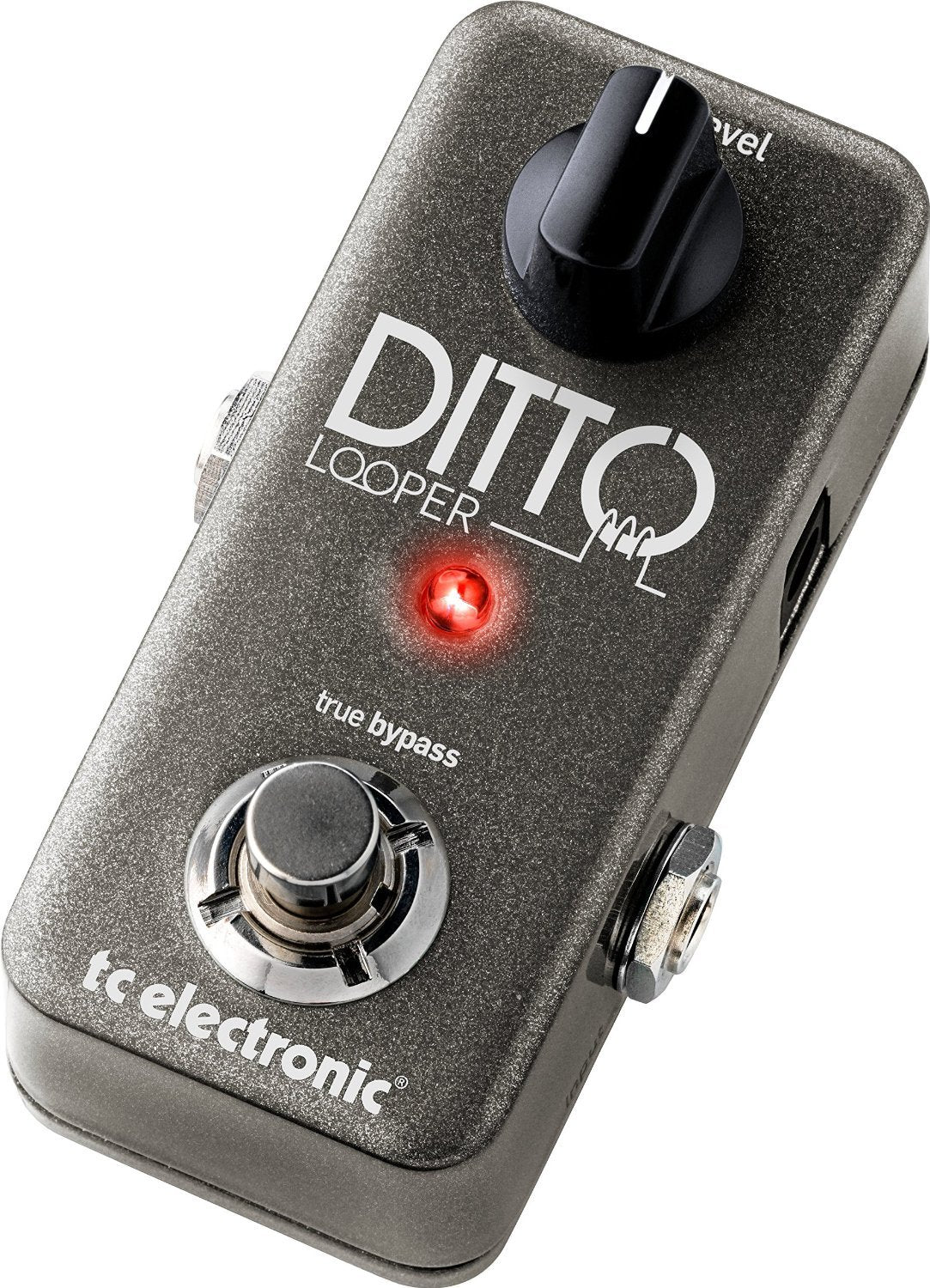 TC Electronic DITTO LOOPER Highly Intuitive Looper Pedal with 5 Minutes of Looping Time, Analog-Dry-Through and True Bypass Multicolored