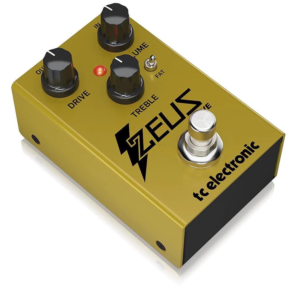 TC Electronic ZEUS DRIVE OVERDRIVE Legendary Dynamic Overdrive Boost Pedal with FAT Mod Switch and Optional Buffered Bypass - Image 2