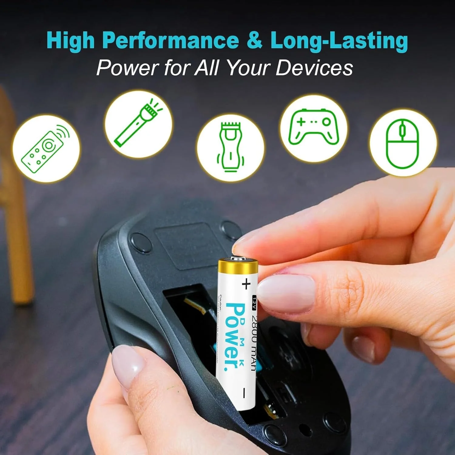 TC-Q4 Smart Quick LCD Charger Set for Photography & Video: Powers Speedlite Flash, Triggers, LED Lights, Camera Grips. 4x Pre-charged AA HR6 2800mAh Batteries & 4-Slot Fast Charger w 100cm/40‘’ Cable AA WHITE 2800MAH (4 PIECES) AND TC-Q4 CHARGER - Image 7