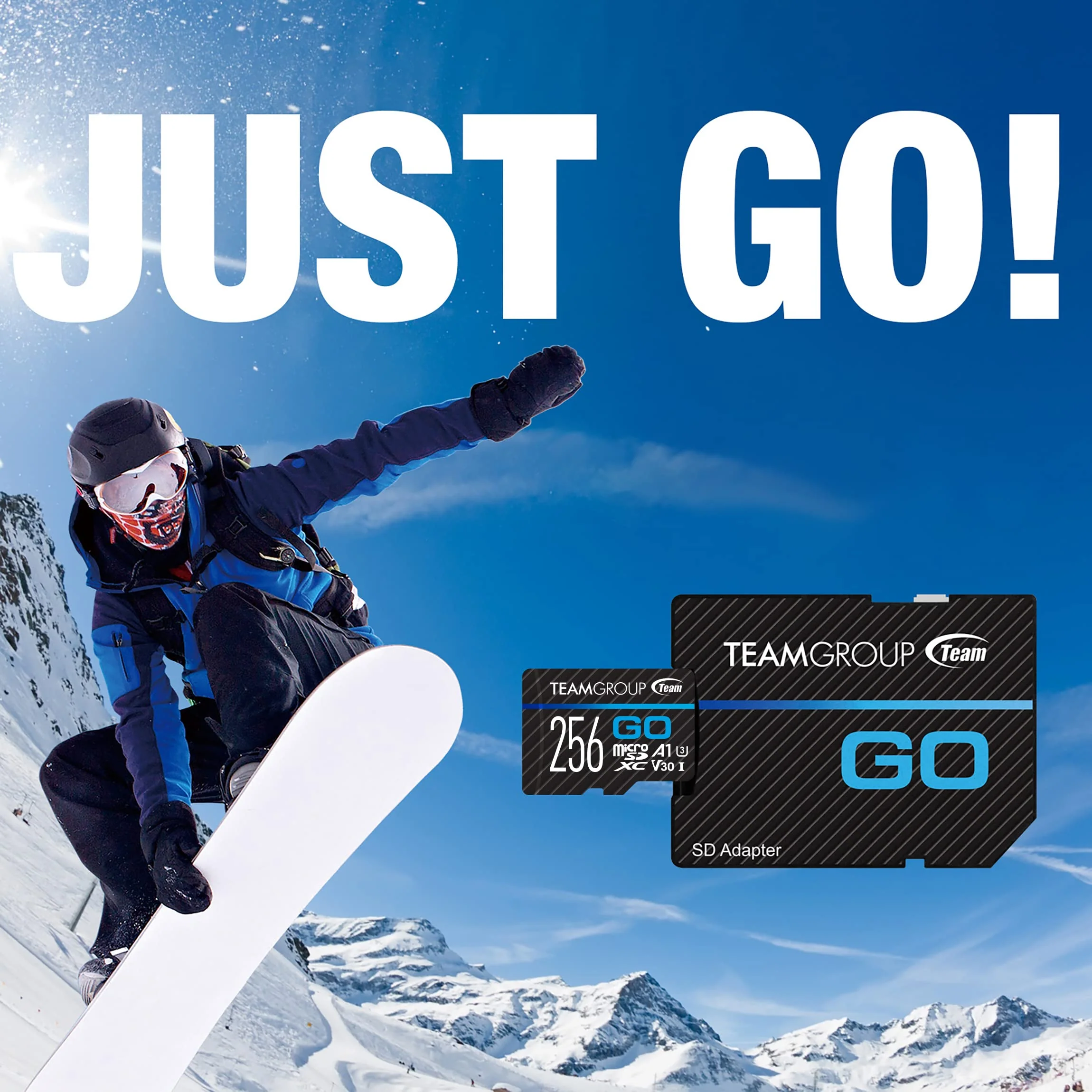TEAMGROUP GO Card 512GB Micro SDXC UHS-I U3 V30 4K, R/W up to 100/90 MB/s for GoPro & Action Cameras High Speed Flash Memory Card with Adapter for Outdoor, Sports, 4K Shooting TGUSDX512GU303 - Image 6