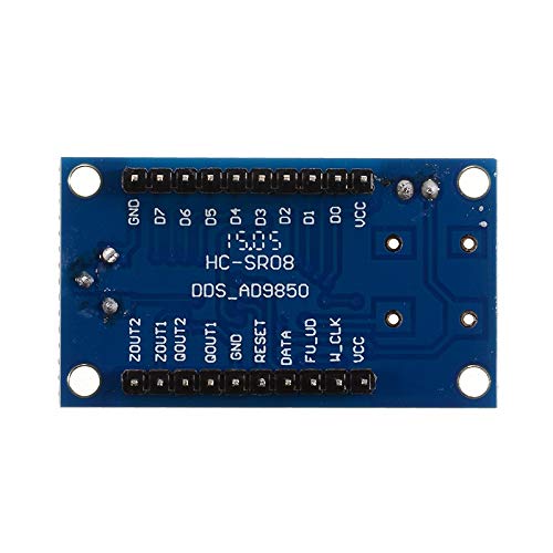 TECNOIOT AD9850 DDS Signal Generator Module 0-40MHz 2 Sine Wave and 2 Square Wave Output - Image 3