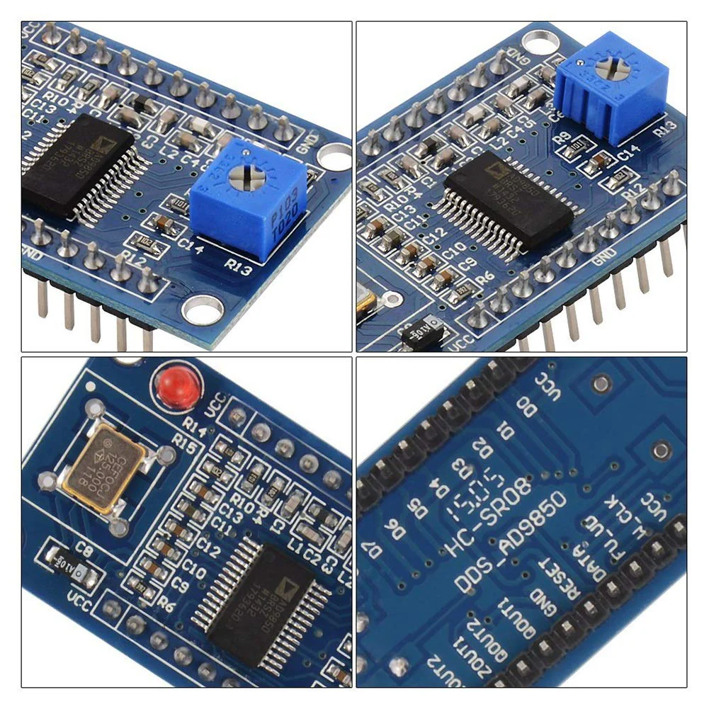 TECNOIOT AD9850 DDS Signal Generator Module 0-40MHz 2 Sine Wave and 2 Square Wave Output - Image 6