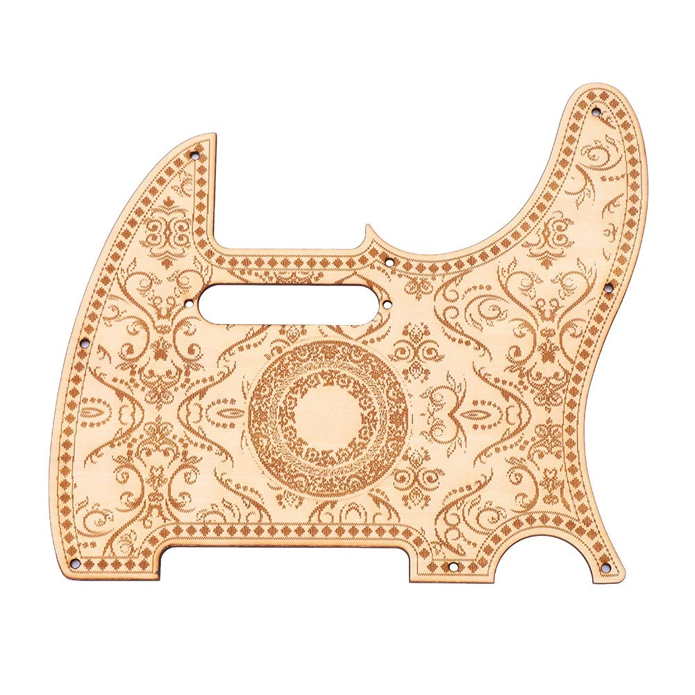 Telecaster Pickguard, Maple Wood Telecaster Control Plate, Guitar Pickguard Suitable for TL Electric Guitar - Image 6