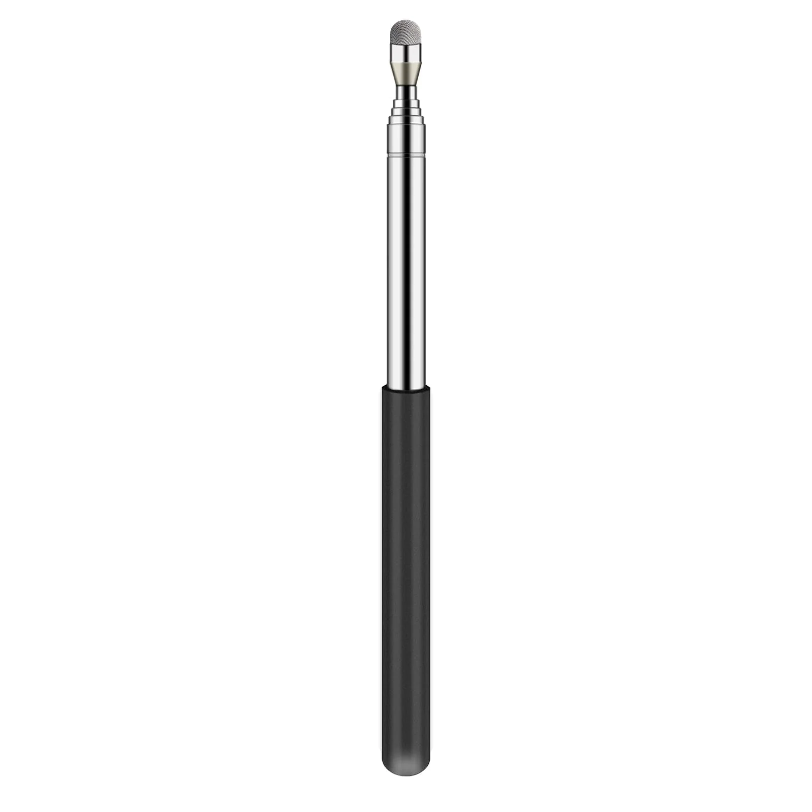 Telescoping Poiner Stick for Classroom Teacher Kids Reading, Dumero Retractable Stylus Pointer for Touchscreens, Extendable Presentation Pointers, Classroom Must Have Supplies Essentials, Black 1 Pack