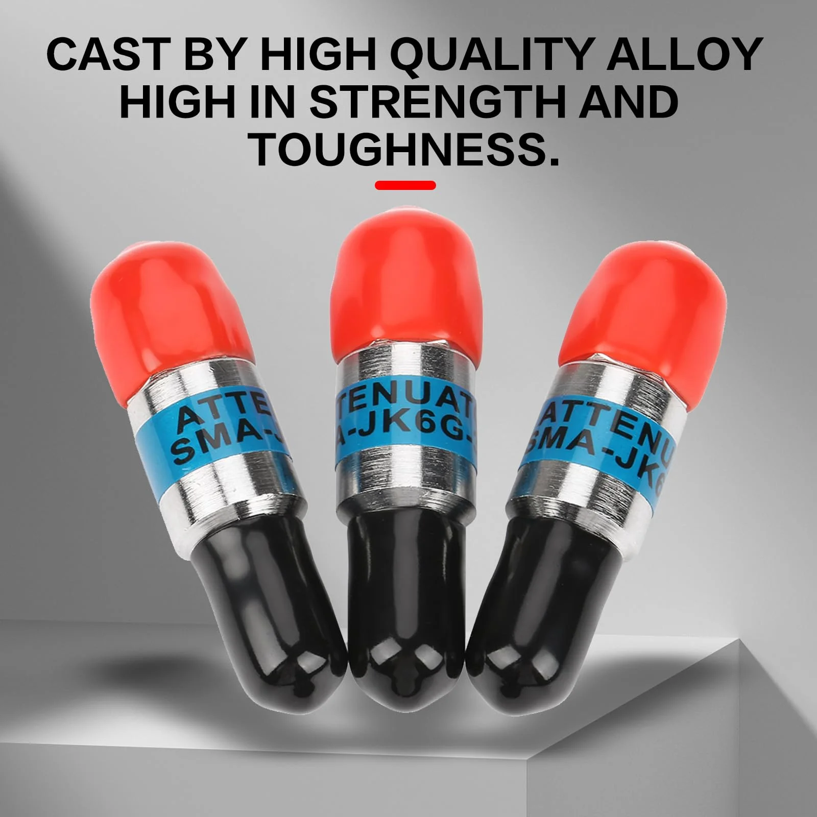 Telituny 3 Pieces Attenuator, SMA-JK Male to Female RF Coaxial Damper 2 Watt 6.0 GHz 50Ω Connector RF Coaxial DC Block Fixed Attenuator for Electrical Use (10 dB) 10db - Image 8