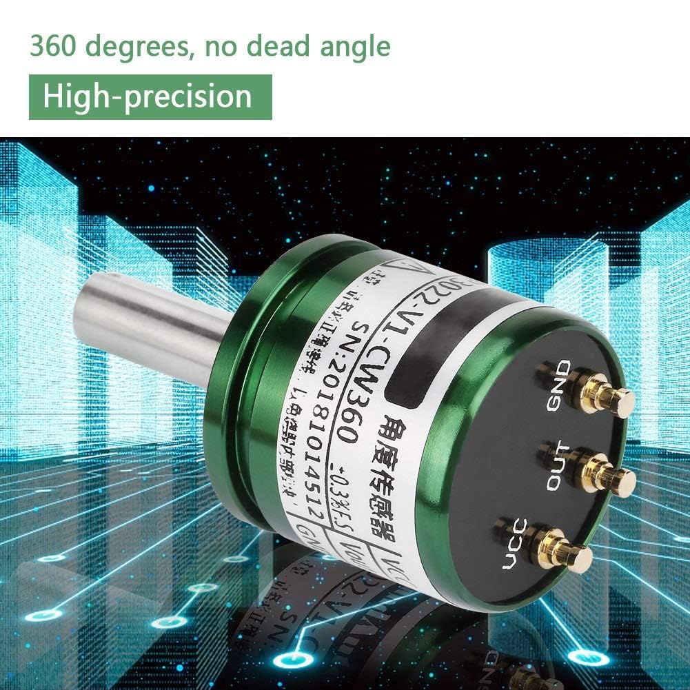 Telituny Rotatable Hall Sensor, Rotating Hall Angle Sensor 0-360 Degrees 0.088° Resolution, 12 Bit Rotating Hall Sensor Hall Effect Sensors, Hall Effect Position Sensor, 0-5V Output Full Circle - Image 4