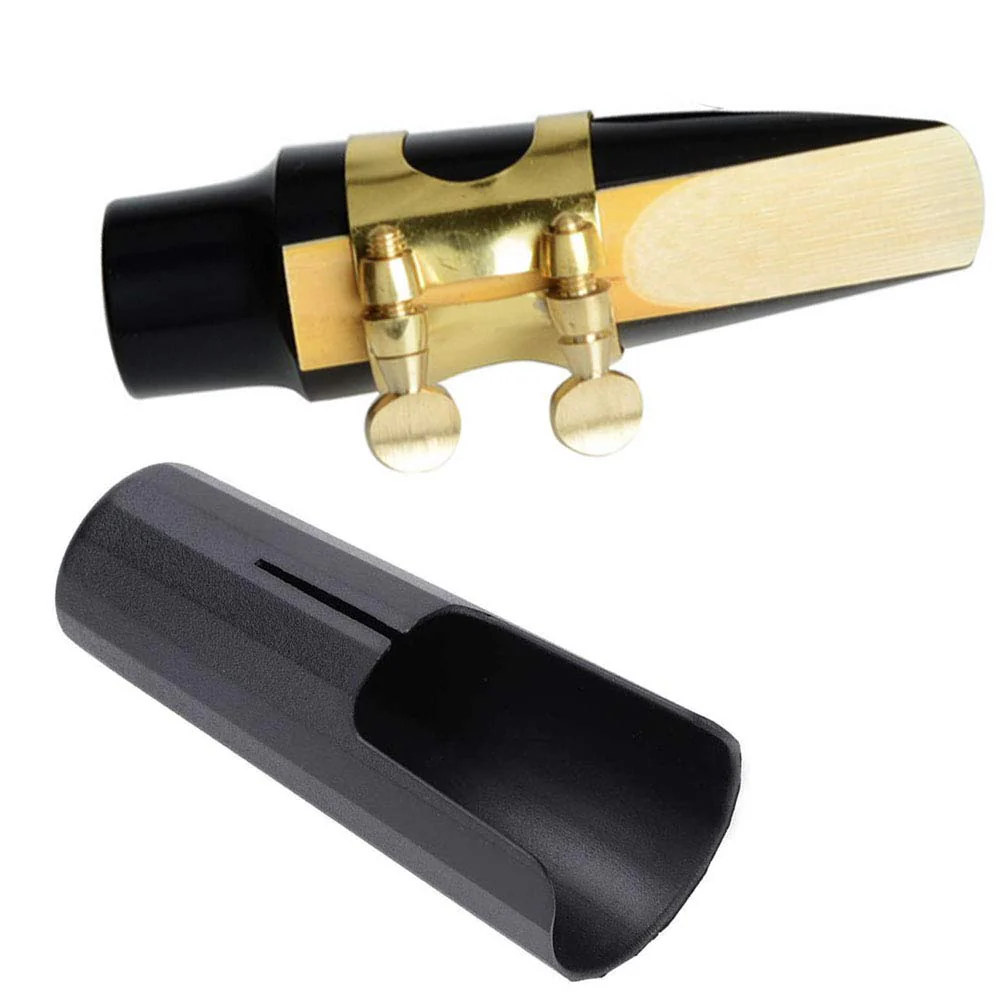 Tenor Sax Saxophone Mouthpiece with One Reed Golden Plated Ligature and Plastic Cap Tenor - Image 2