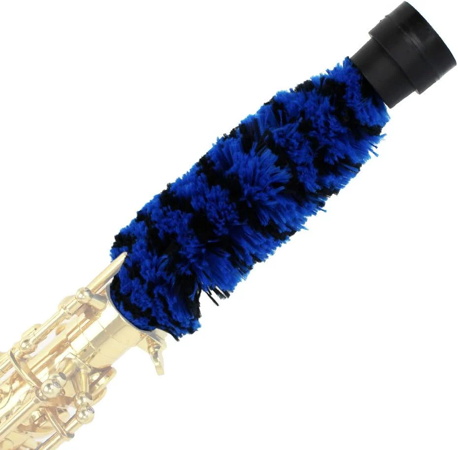Tenor Saxophone Cleaning Swab, Tenor Sax Pad Saver Brush Cleaner, Ultra Absorbent Cotton Sax Cleaning & Care Kit, Suitable for Tenor Sax, Length 28'' Swab for Tenor