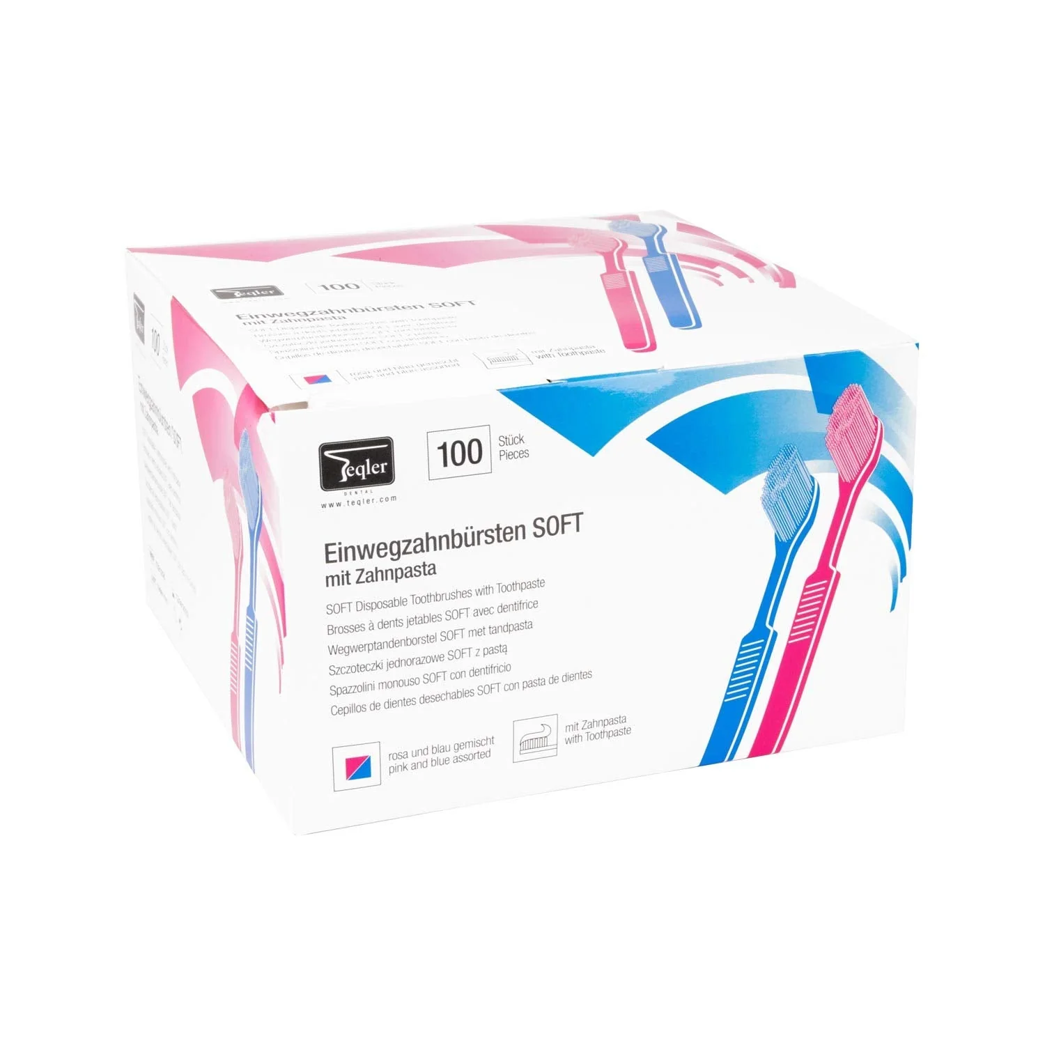 Teqler Impregnated Disposable Toothbrush "Soft"