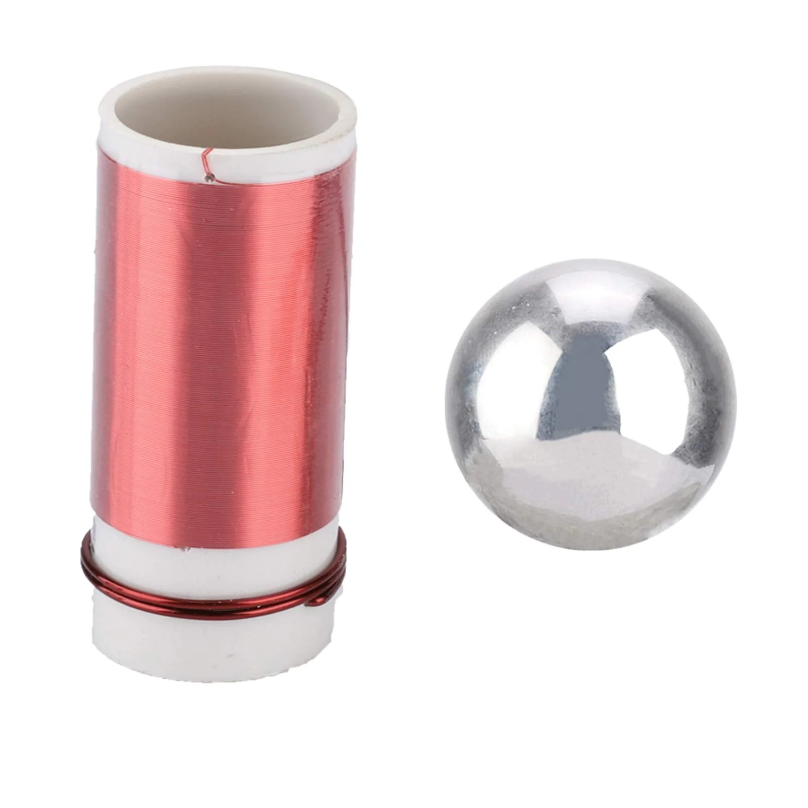 Tesla Coil, 5V 1W Super Mini Self Excitation Coil for Wireless Transmission Experiments Test DIY Electronic Practice Replacement Kit for High Frequency AC Electronic Educational Toy - Image 2