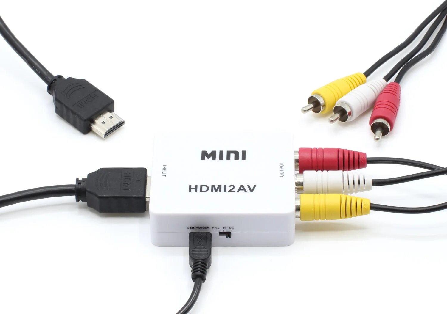 THE CIMPLE CO - HDMI to RCA Converter (Digital to Analog Converter) - Converts from HDMI - Does Not Work in Reverse - Down Converts - White Kit - Image 5
