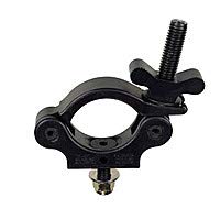 The Light Source Mega Slim Counter Sunk Coupler with 3/8" Flat Head Bolt, Black Anodized