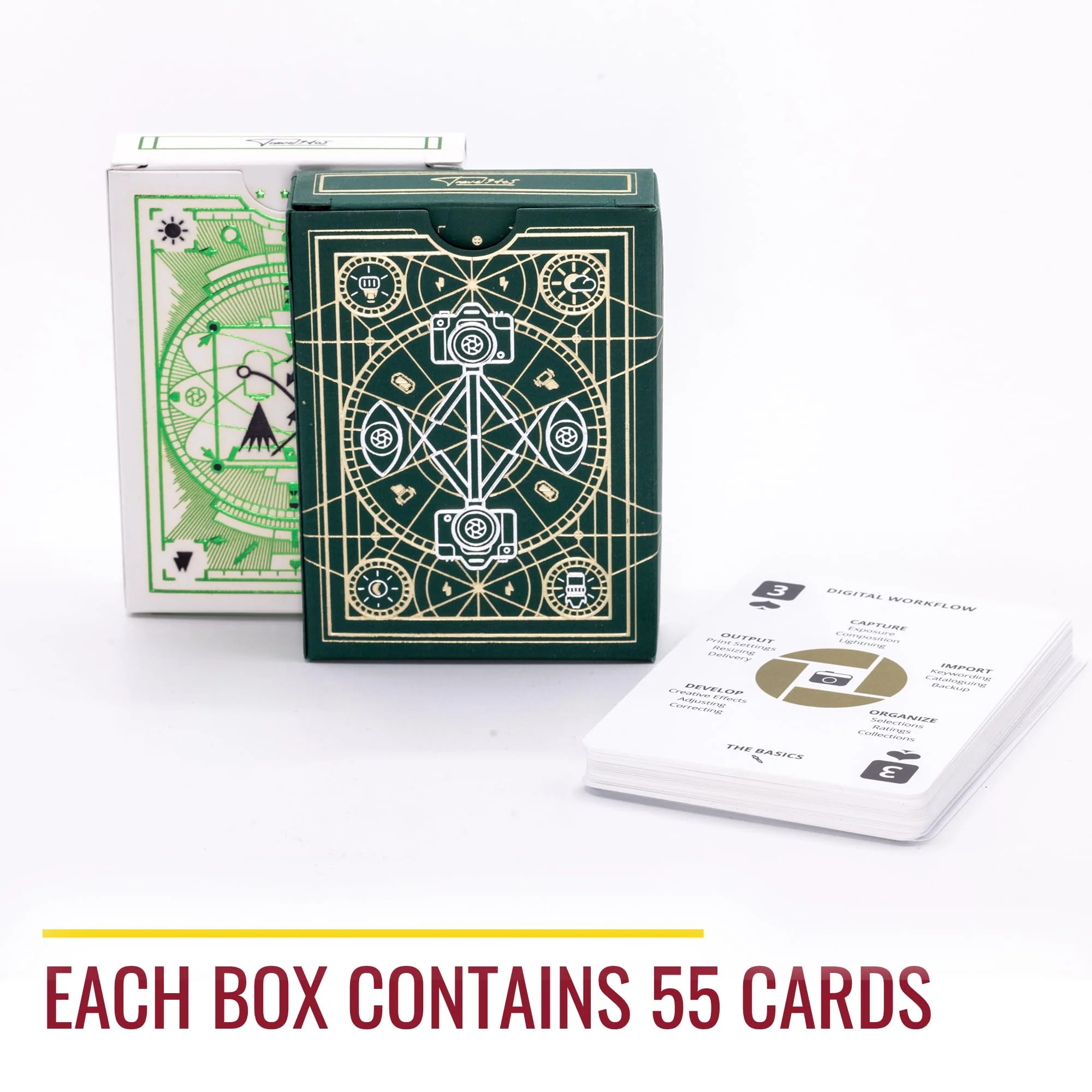 The Photography Deck - Premium Shooting and Editing Photography Cheat Sheet Cards - Photography Editing Idea Cheat Cards - Essential Shooting Guide - Photography Tips Reference Card 7 Premium Combo - Image 2