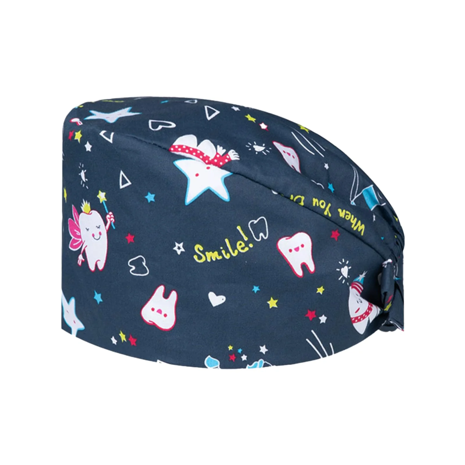 THXFUNAREA Surgical Caps, Fabric Nurse, Surgical Caps, Women/Men, Scrubbing Cap, Printed, Full, Turban Hat, Adjustable Full Hair Cover, Unisex Doctor Cap with Sweatband, for Dentists