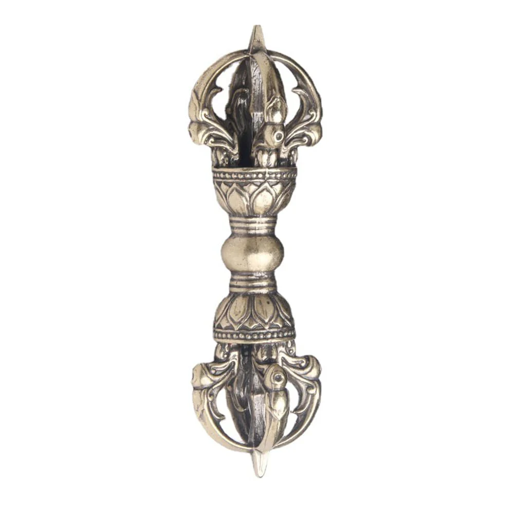 Tibetan Buddhism Dorje Vajra Phurba: Brass Amulet Handmade Nepal Collectibles1 - Image 4