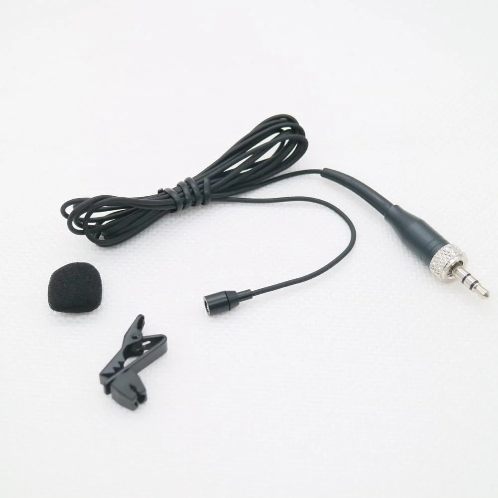 Tie Clip On Lavalier Microphone for Sennheiser Wireless Pocket System 3.5mm Lock Jack - Image 2