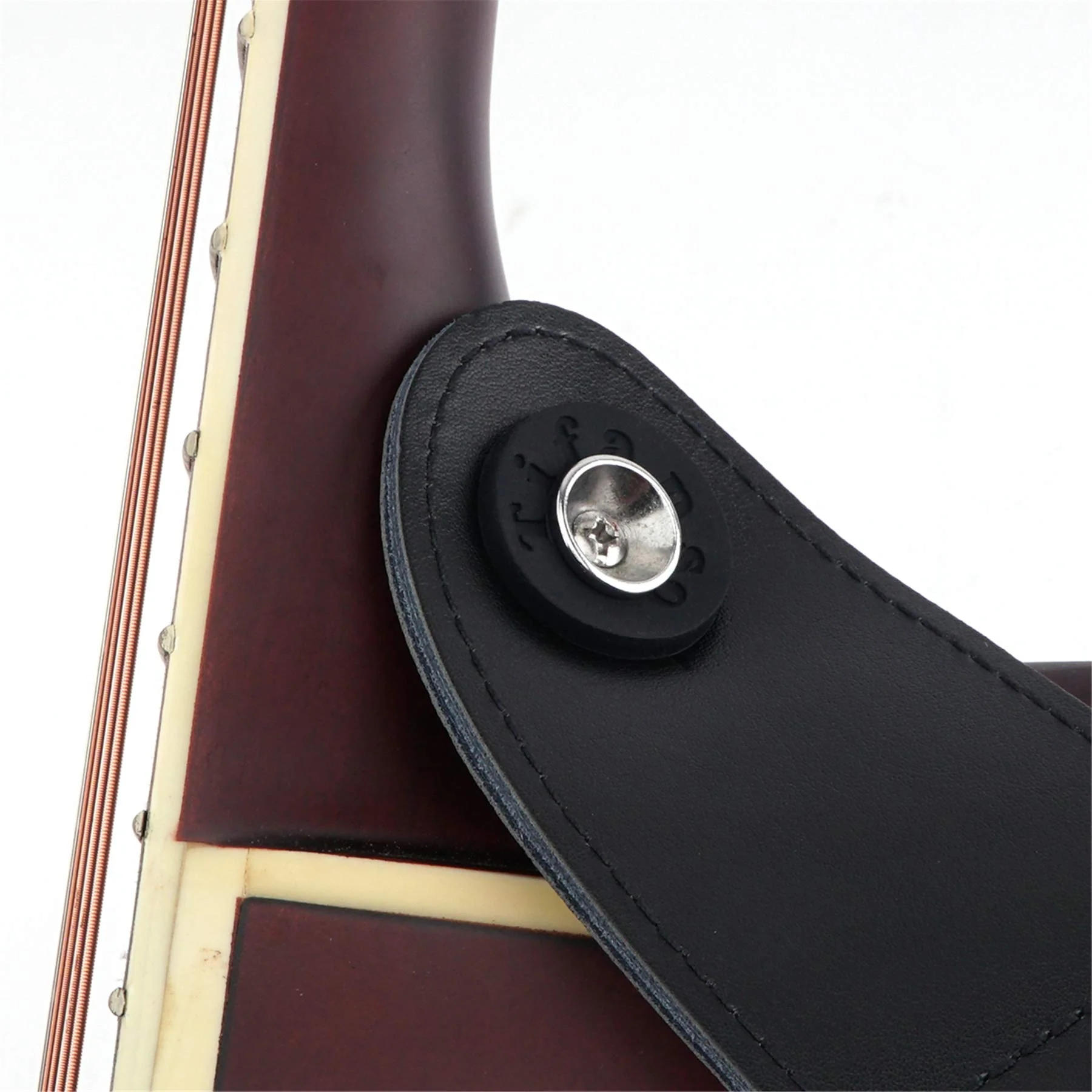 tifanso Strap Locks, 6 Pairs Guitar Strap Locks, Premium Strap Blocks, Guitar Protector Black - Image 3