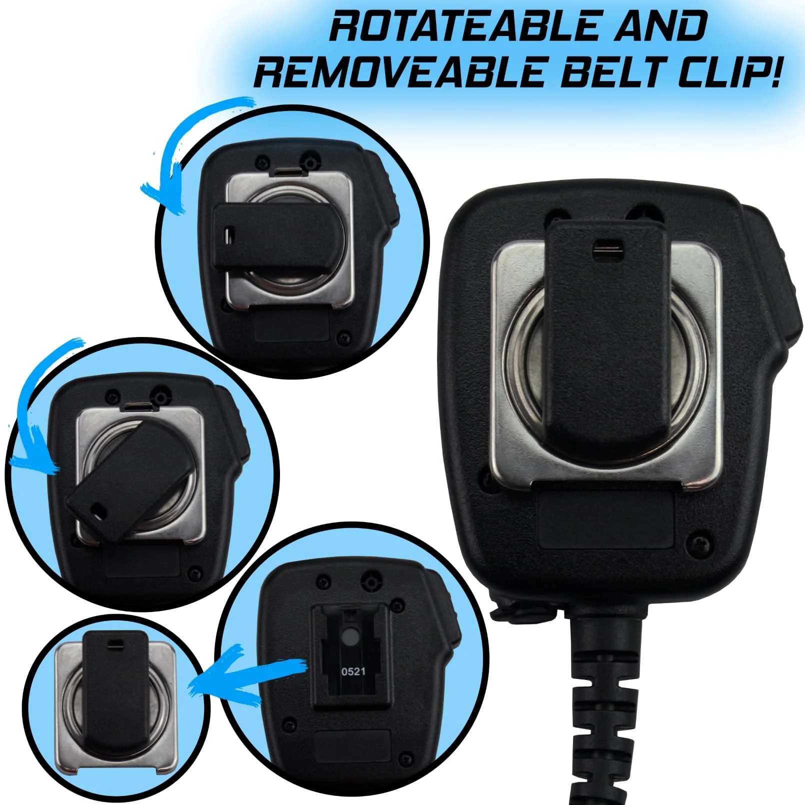 Titan Replacement for NMN6193 Speaker Mic, Compatible with HT1000, MT2000, MTS2000, XTS3000, XTS3500 - Image 4