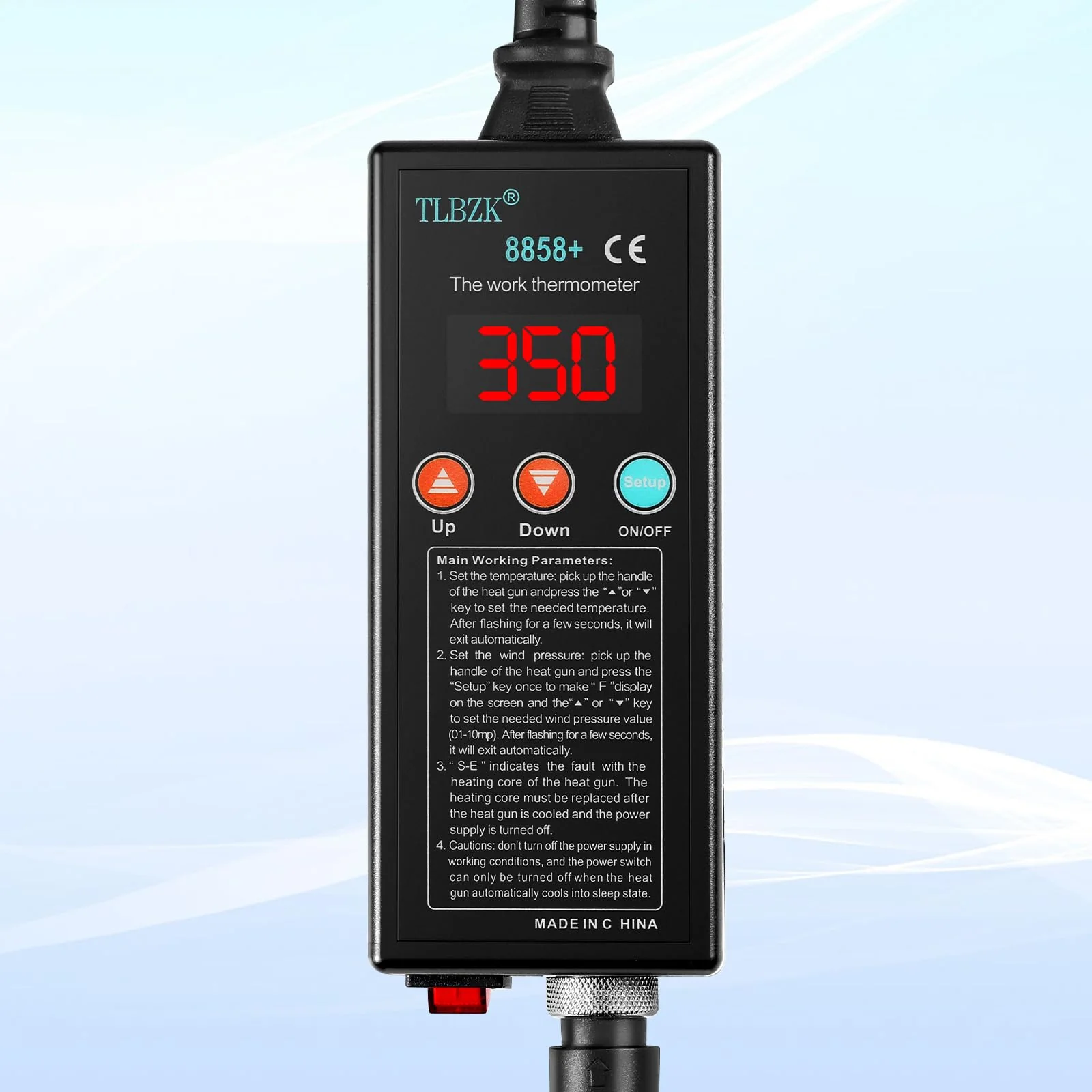 TLBZK Hot Air Soldering Station SMD Welding Machine Digital Display Heat Gun - Image 4