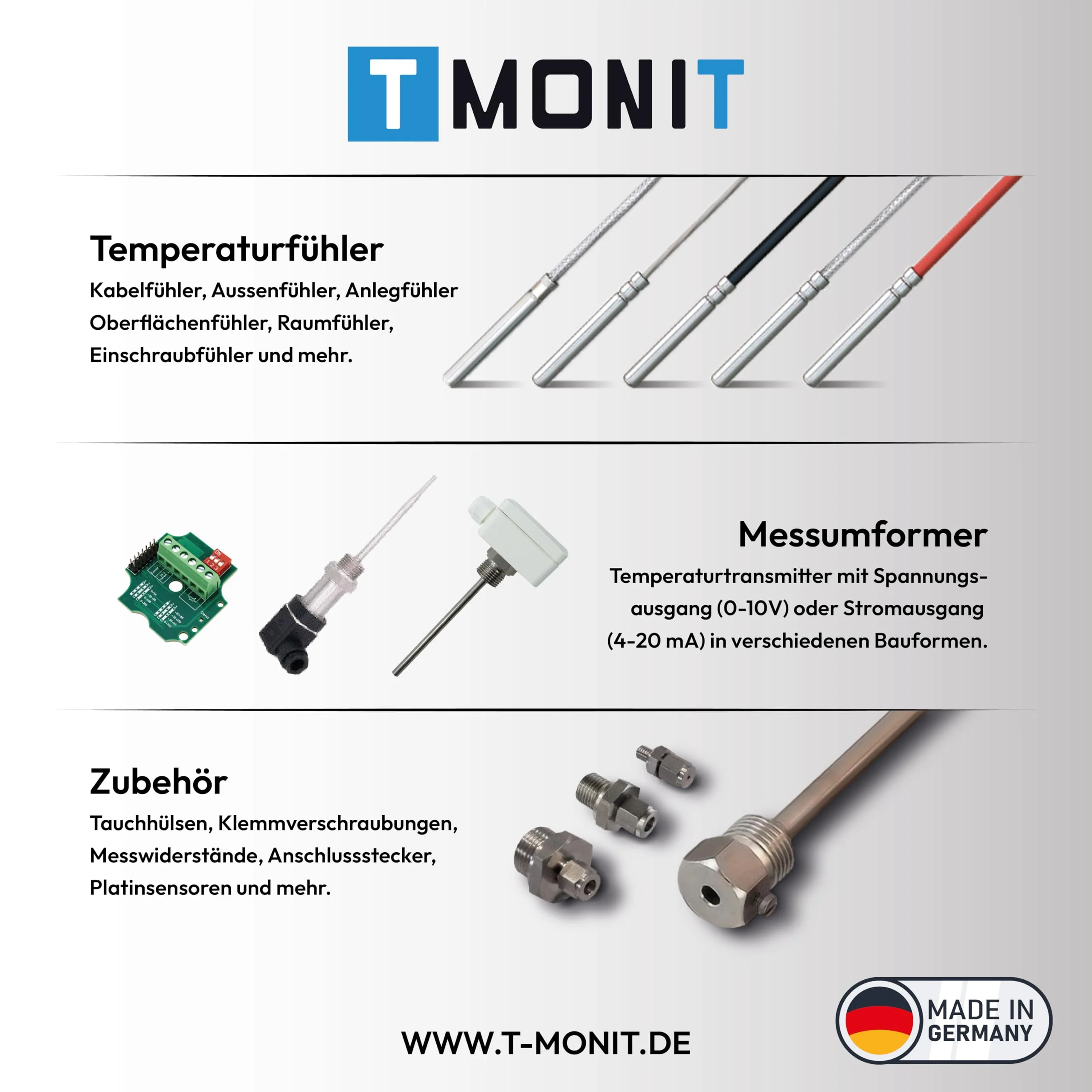 Tmonit - Immersion Sleeve Nickel-Plated Brass | 1/2 Inch | 100 mm Installation Length | for Temperature Sensor, Cable Sensor Heating - Image 5