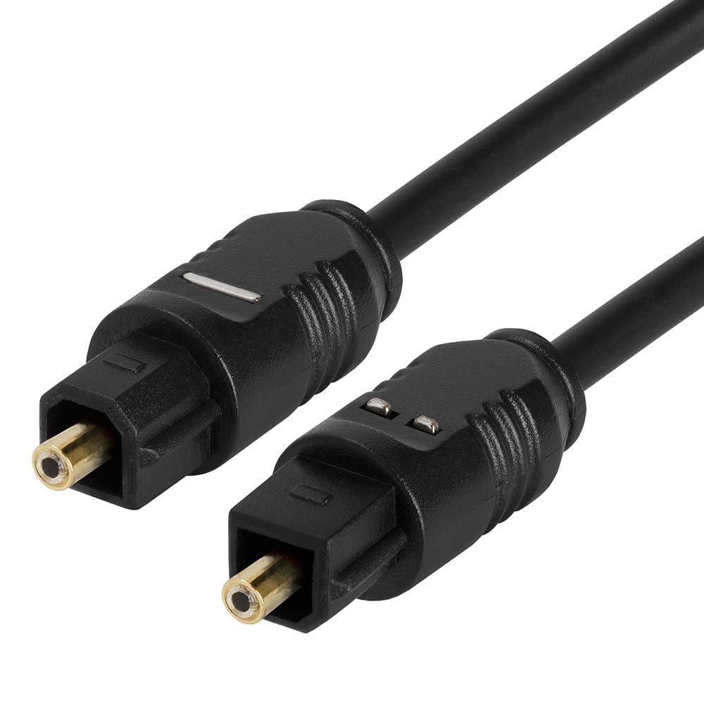 TOSLink Optical Digital Audio Cable SPDIF Dolby Digital DTS 50 ft Black 50FT - Image 3