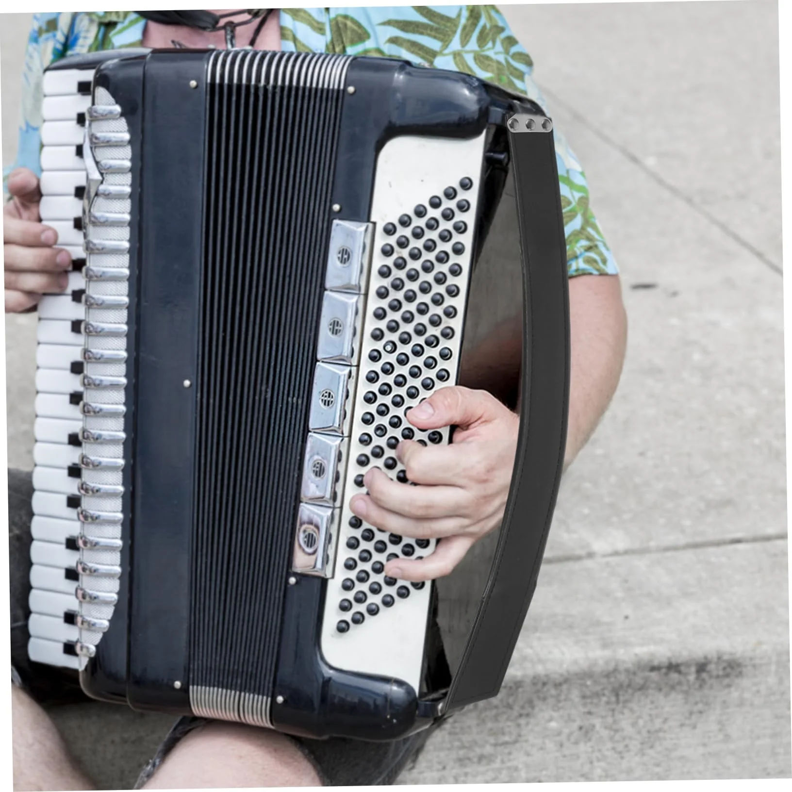 Toyvian Accordion Bass Strip Hand Strap Pu Simple - Image 2