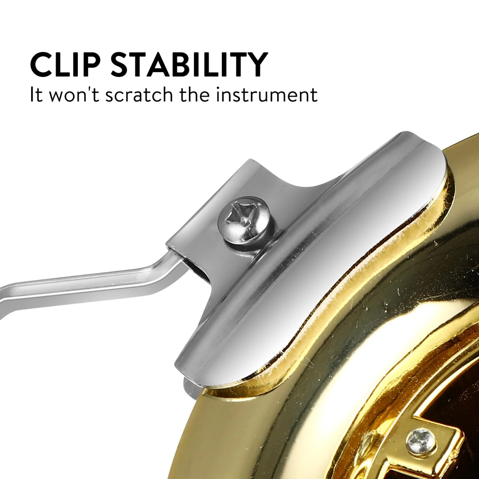 Toyvian Trombone Lyre Clip Trumpet Trombone Sheet Music Clip Trombone Lyre Sheet Clip Music Clamp-On Holder for Trombone Musicians (Silver) - Image 9