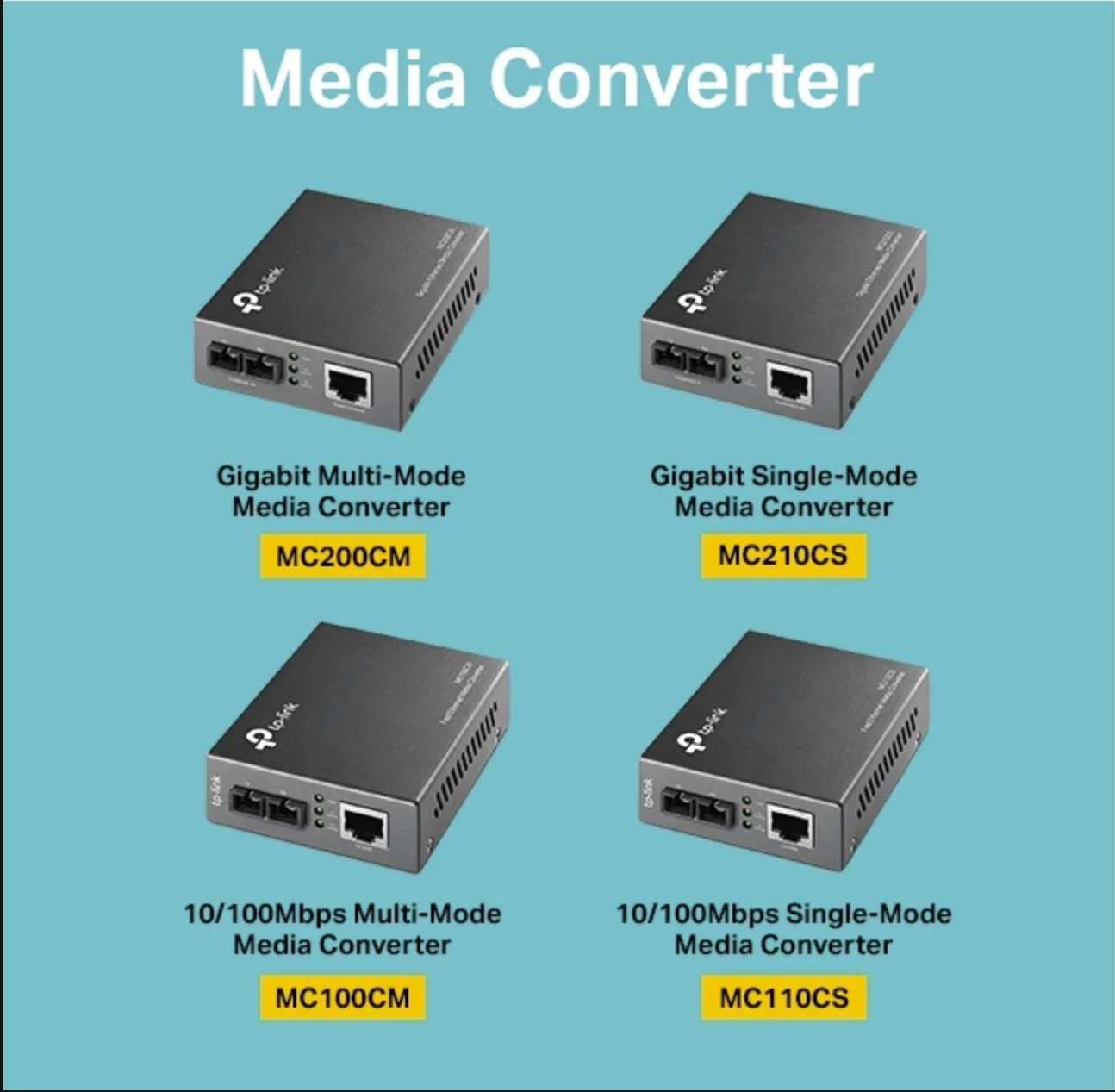 TP-Link Gigabit SFP to RJ45 Fiber Media Converter | Fiber to Ethernet Converter Multi - Mode Fiber, Gigabit - Image 2