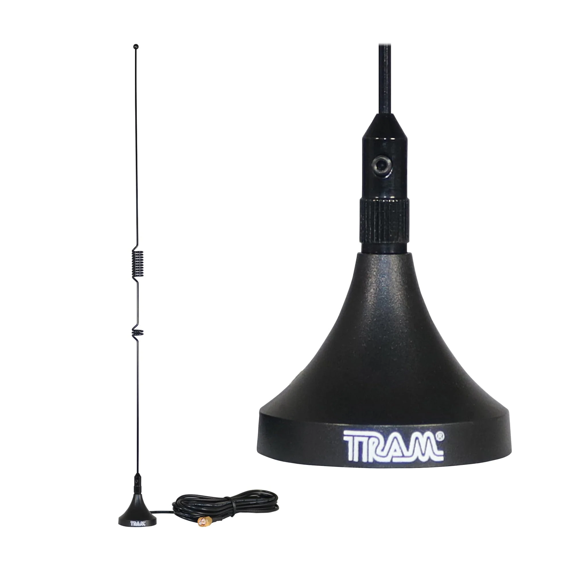 Tram® Scanner Mini-Magnet Antenna VHF/UHF/800-MHz to 1,300-MHz with SMA-Male Connector