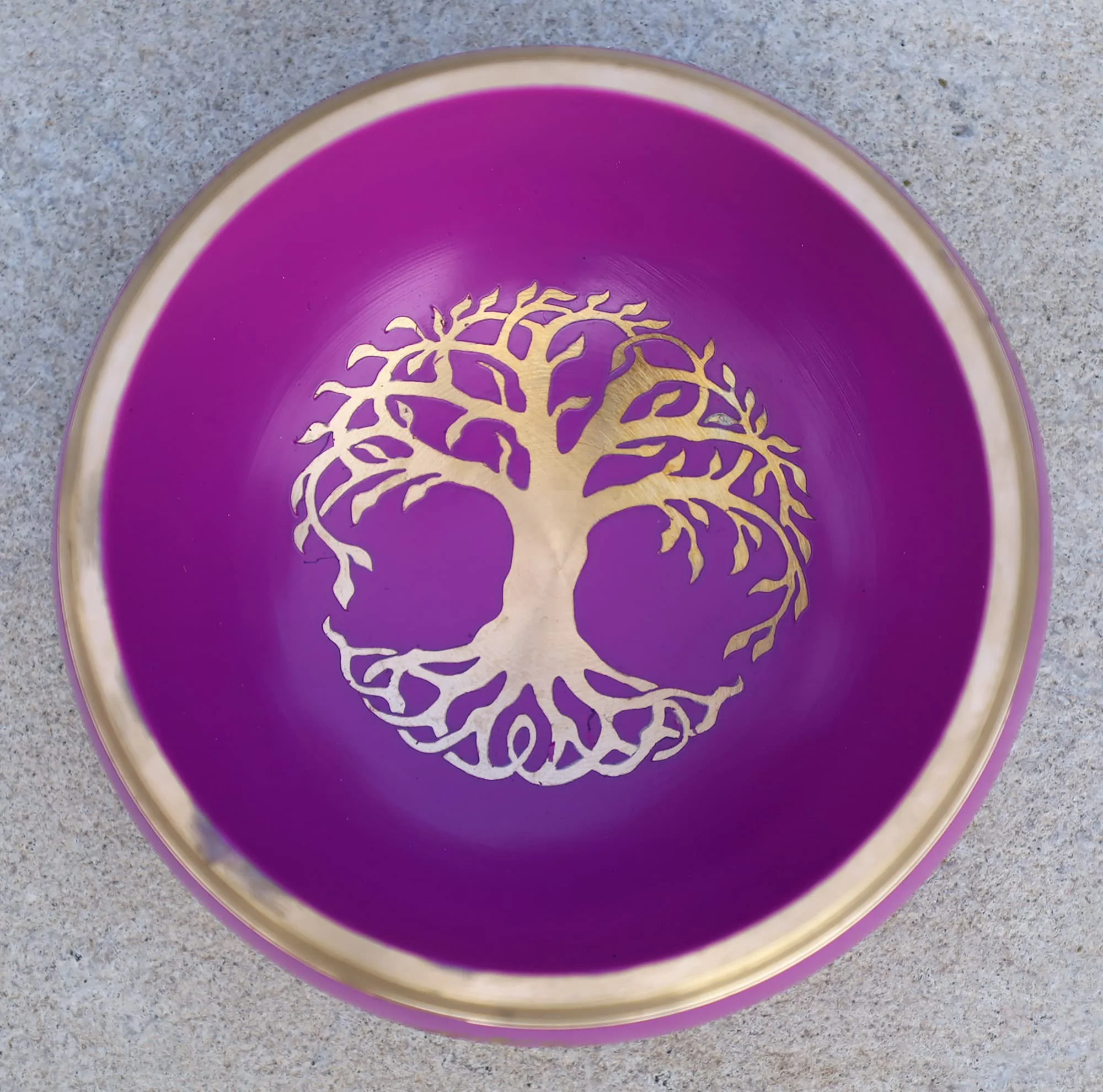 Tree Of Life Singing Bowl Complete Set ~ For Meditation, Yoga, Spiritual Healing and Mindfulness (Pink) Pink - Image 7
