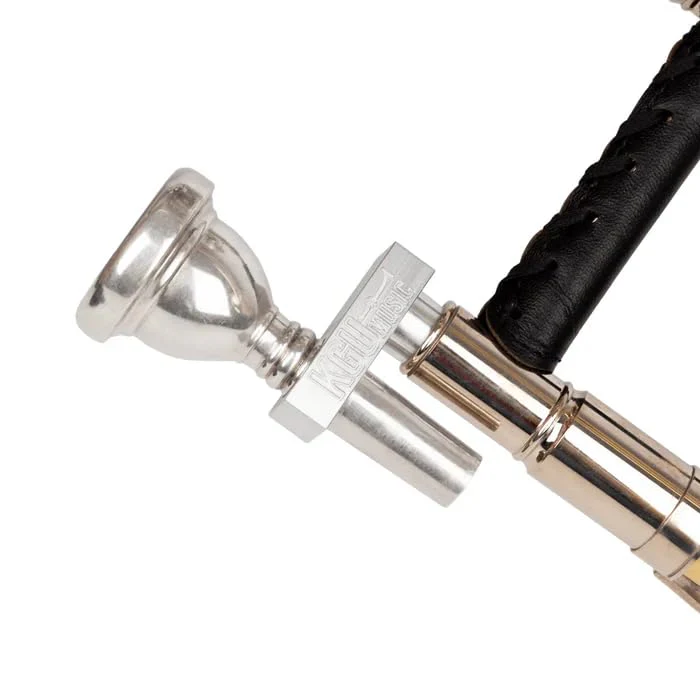 Trombone Embouchure Trainer - Tb.E.T. Lip Buzzing Tool for Trombone Practice, warm-ups and exercises. Aluminium Embouchure Training Device For Lip Buzzing. Practice Aid for Large shank mouthpiece