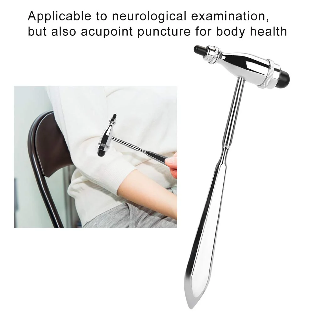 Tromner Neurological Hammer, Multifunctional Neurological Reflex Diagnostic Hammer for Cutaneous and Superficial Reactions - Image 4