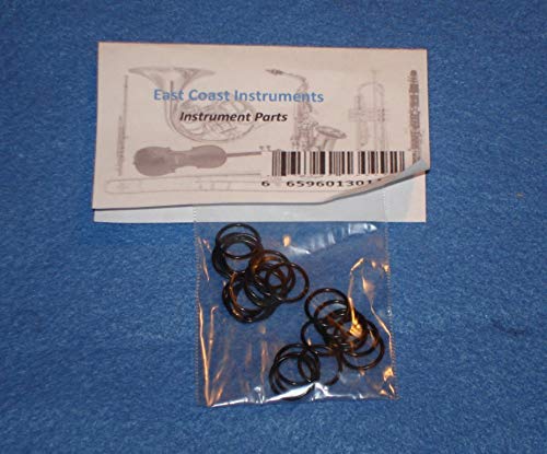 Trumpet 25 Rubber Slide Bumpers (o-rings) compatible with including Bach, Getzen, King and other Bb models - Image 2