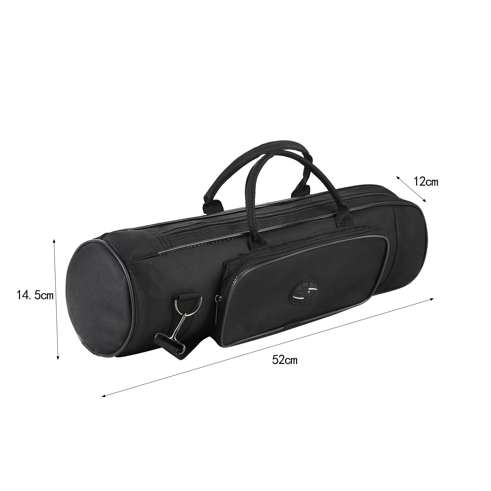 Trumpet Carrying Bag Thick Padded Durable Waterproof Trumpet Gig Bag Portable Shoulder Instrument Case black - Image 2