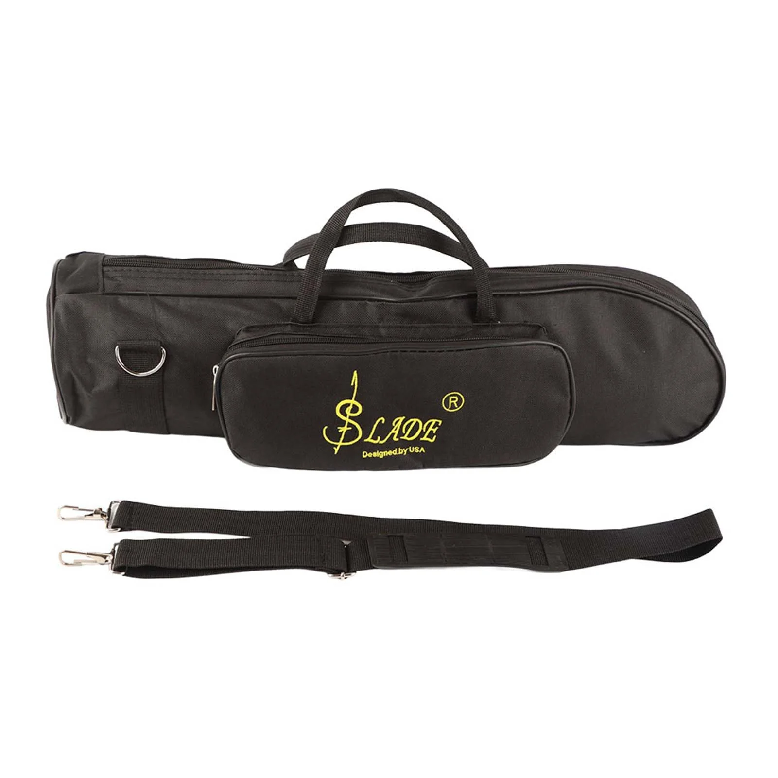 Trumpet Gig Bag Case,Double Zipper Design Trumpets Bag,Portable Double Zipper Trumpet Case with Strap for Trumpets Set - Image 6